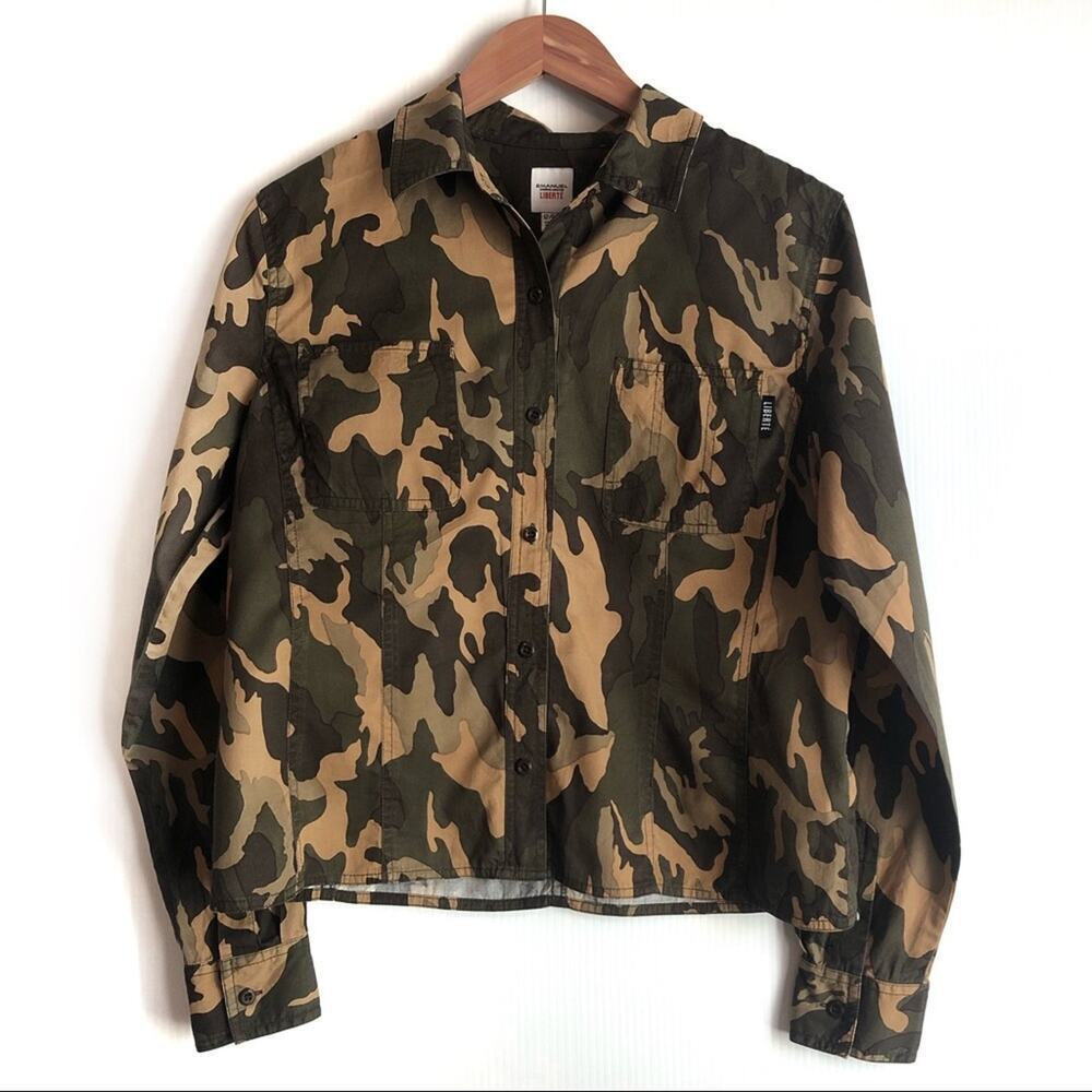 Emanuel Liberte by Emanuel Ungaro camo button down